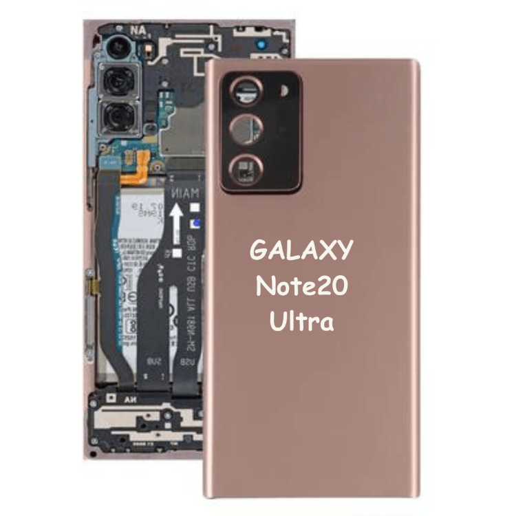 High Quality Back Glass Cover Door + Camera Lens For Samsung Galaxy Note 20 Ultra 5G N986 (Mystic Bronze) - Best Cell Phone Parts Distributor in Canada, Parts Source High Quality Back Glass Cover Door + Camera Lens For Samsung Galaxy Note 20 Ultra 5G N986 (Mystic Bronze) - Best Cell Phone Parts Distributor in Canada, Parts Source